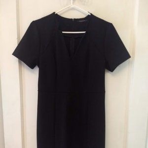 Tahari black work dress
